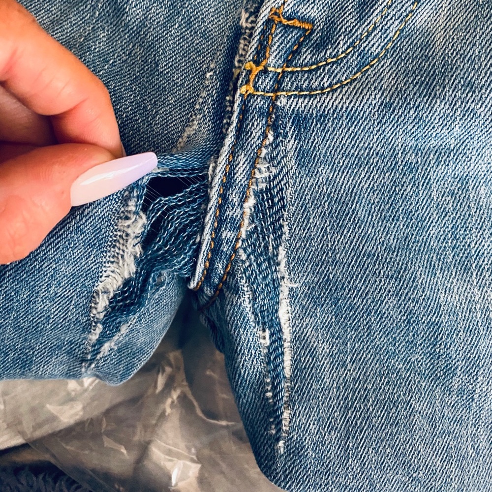 GRLFRND Denim Jean Karolina Women Button Distress - Picture 7 of 7